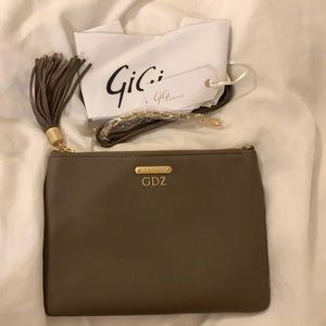 Gigi New York clutch taupe